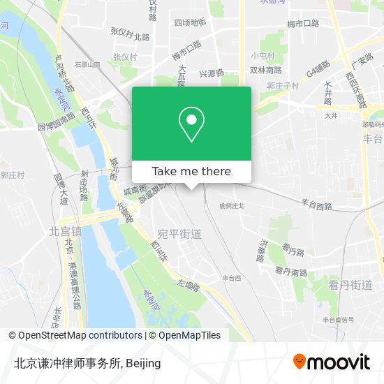北京谦冲律师事务所 map