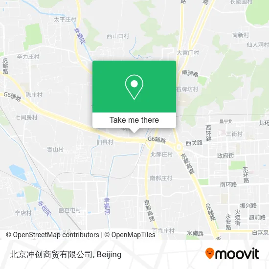 北京冲创商贸有限公司 map