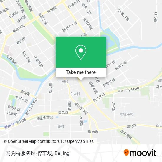 马驹桥服务区-停车场 map