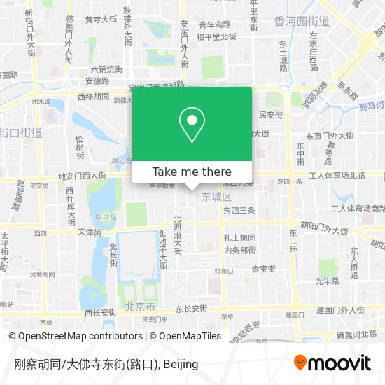 刚察胡同/大佛寺东街(路口) map