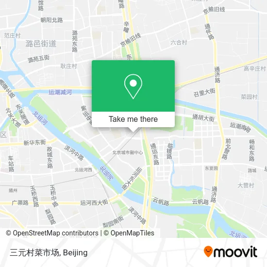 三元村菜市场 map