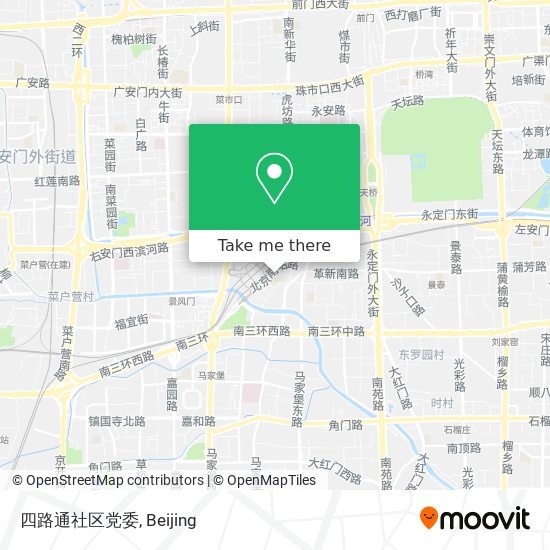 四路通社区党委 map