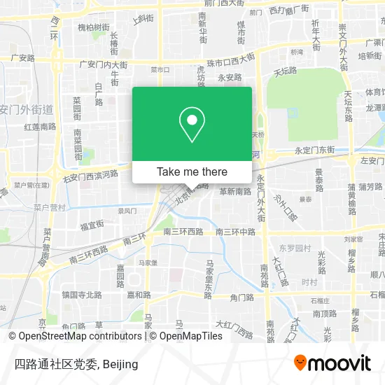 四路通社区党委 map