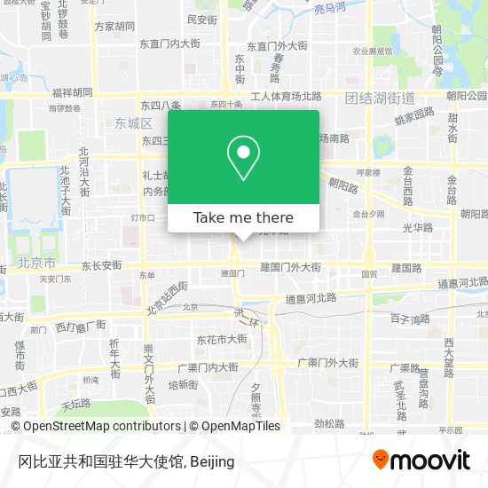 冈比亚共和国驻华大使馆 map