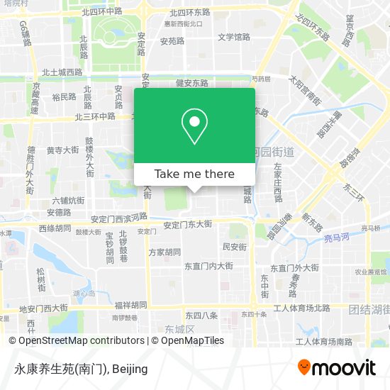 永康养生苑(南门) map