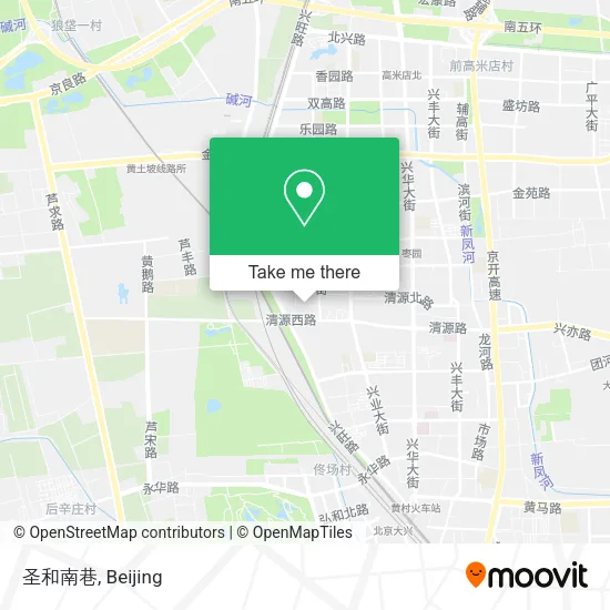 圣和南巷 map