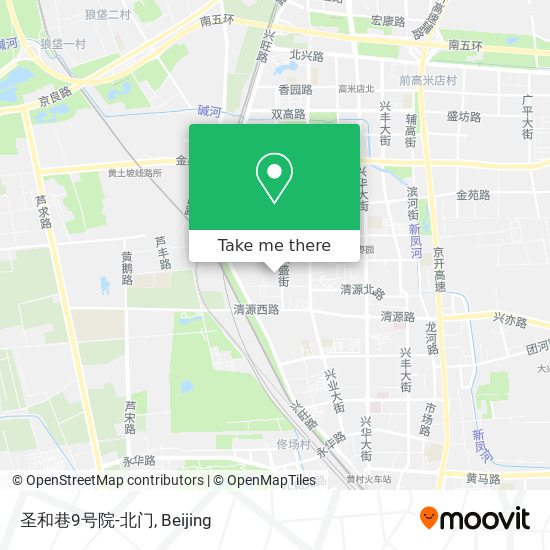 圣和巷9号院-北门 map