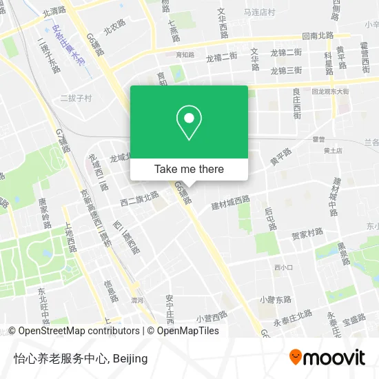 怡心养老服务中心 map