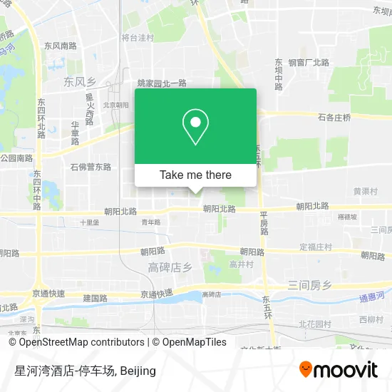 星河湾酒店-停车场 map