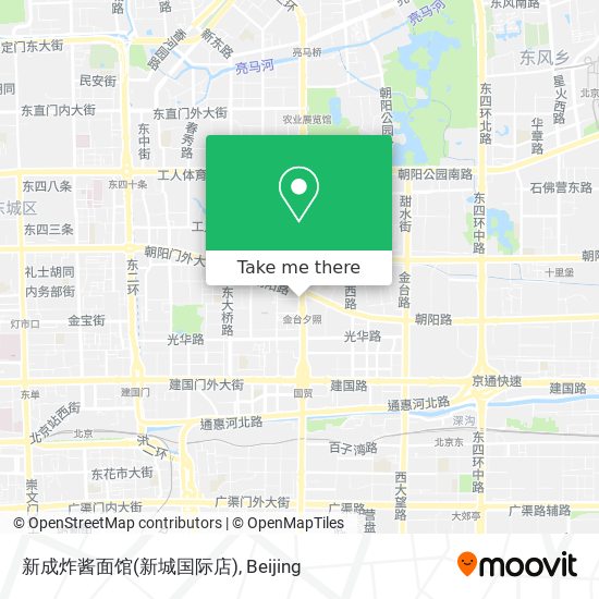 新成炸酱面馆(新城国际店) map
