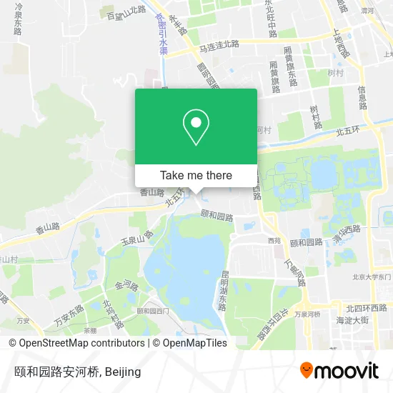 颐和园路安河桥 map