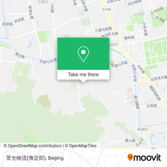 景光物流(海淀部) map