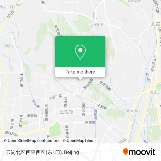 云岗北区西里西区(东1门) map