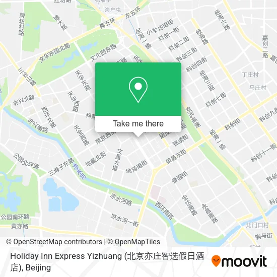 Holiday Inn Express Yizhuang (北京亦庄智选假日酒店) map