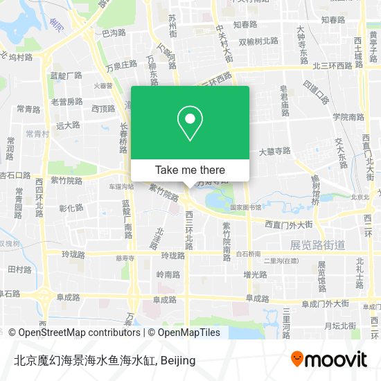 北京魔幻海景海水鱼海水缸 map