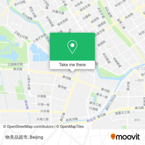 物美品超市 map