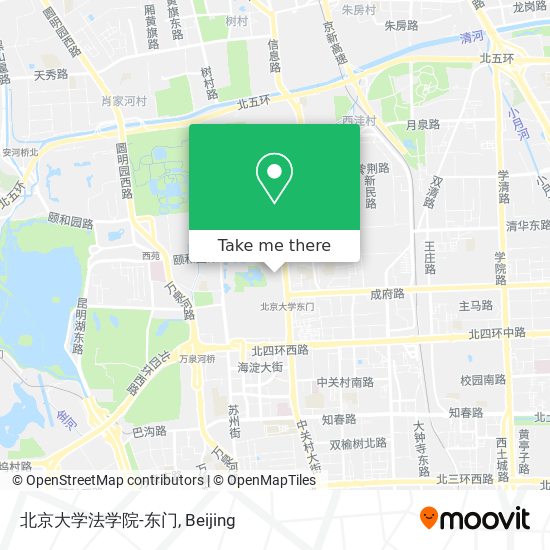 北京大学法学院-东门 map