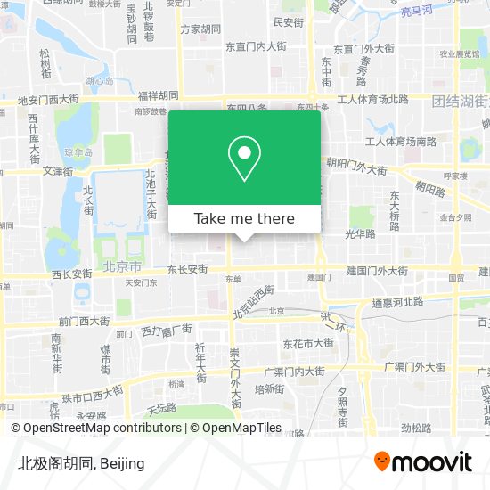 北极阁胡同 map