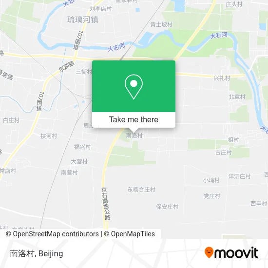 南洛村 map