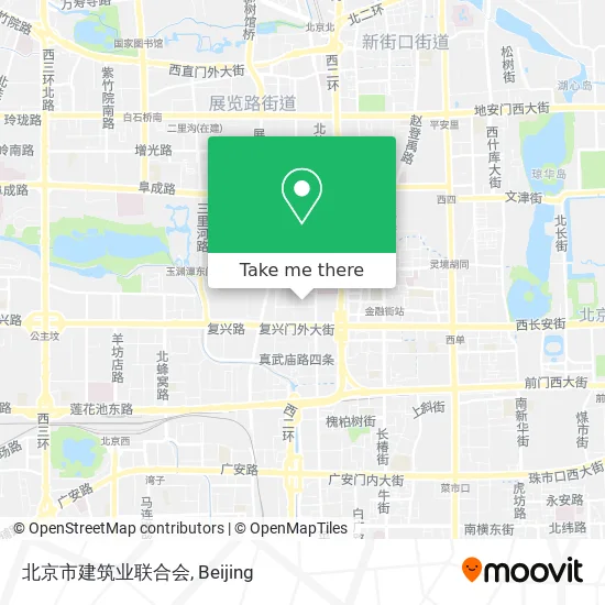 北京市建筑业联合会 map