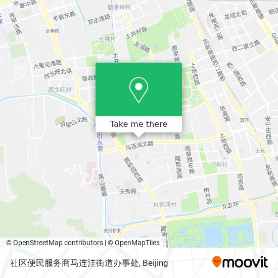 社区便民服务商马连洼街道办事处 map