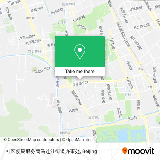 社区便民服务商马连洼街道办事处 map
