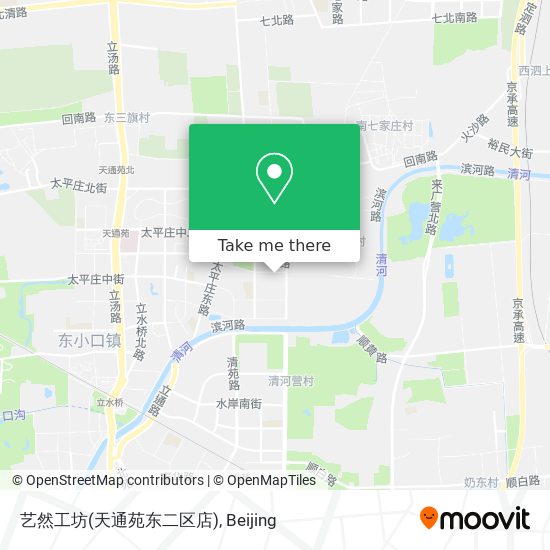 艺然工坊(天通苑东二区店) map