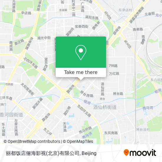 丽都饭店俪海影视(北京)有限公司 map