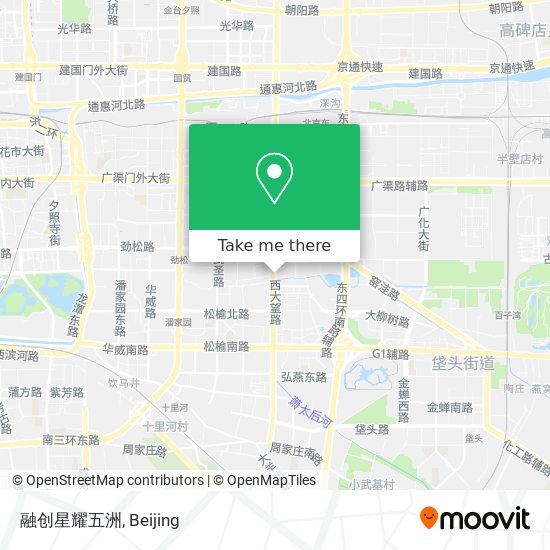 融创星耀五洲 map