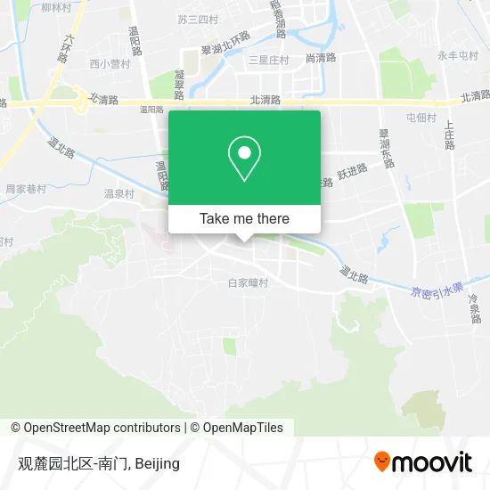观麓园北区-南门 map