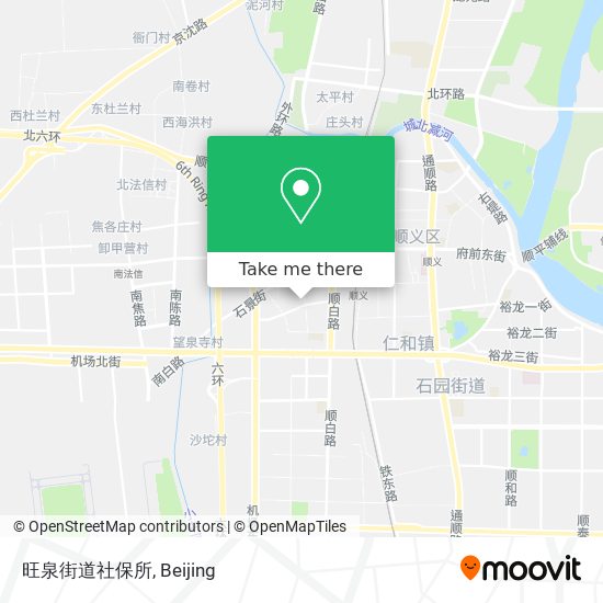 旺泉街道社保所 map