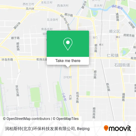 润柏斯特(北京)环保科技发展有限公司 map