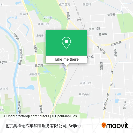 北京奥祥瑞汽车销售服务有限公司 map