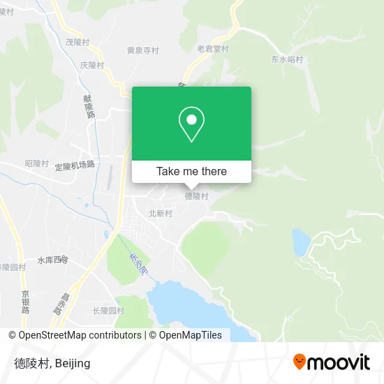 德陵村 map