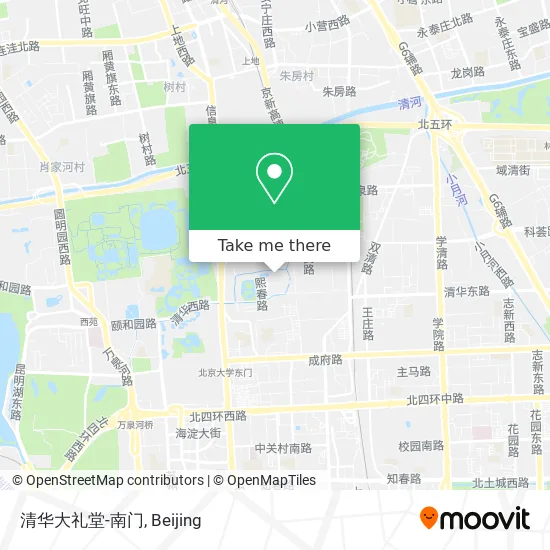 清华大礼堂-南门 map