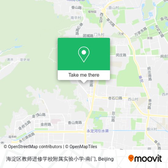 海淀区教师进修学校附属实验小学-南门 map