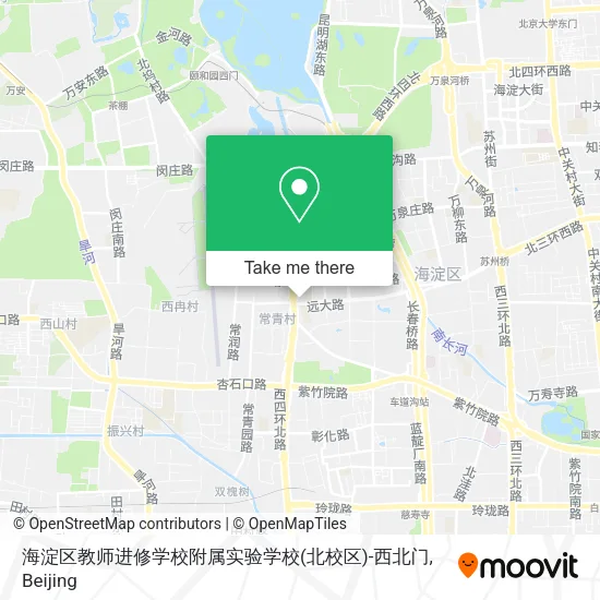 海淀区教师进修学校附属实验学校(北校区)-西北门 map