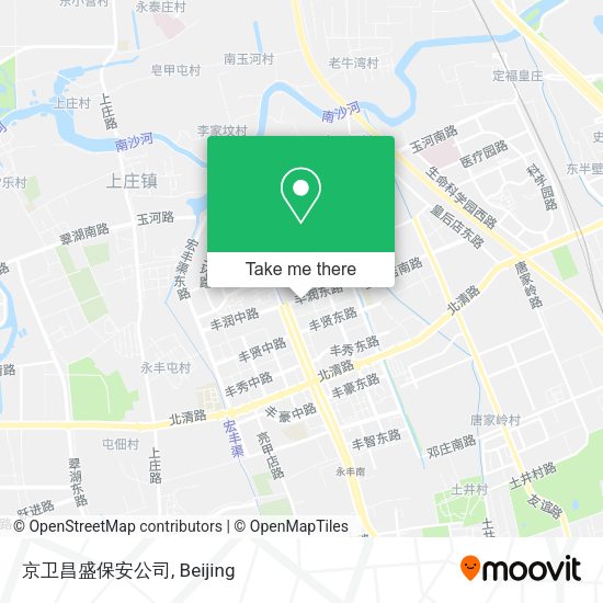 京卫昌盛保安公司 map