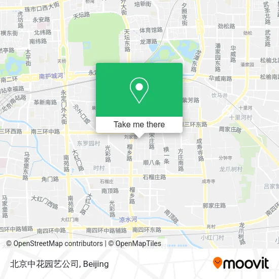 北京中花园艺公司 map