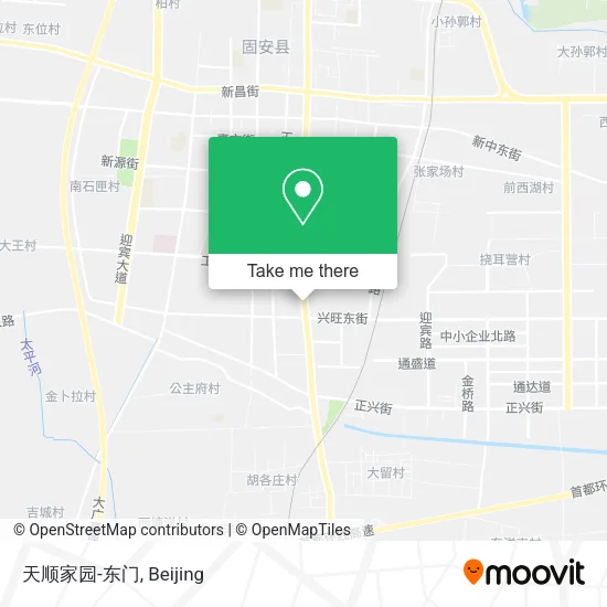 天顺家园-东门 map
