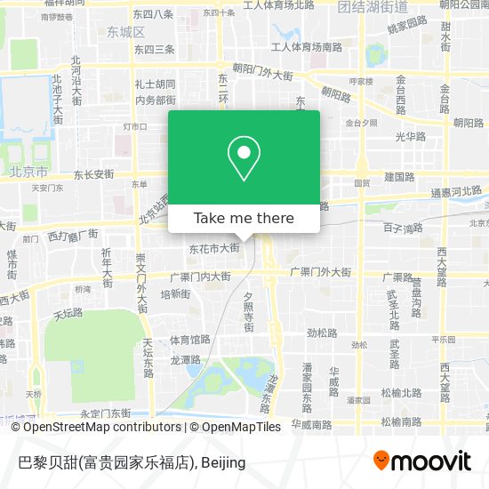 巴黎贝甜(富贵园家乐福店) map