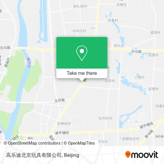 高乐迪北京玩具有限公司 map