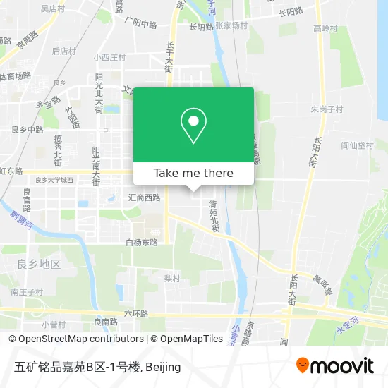 五矿铭品嘉苑B区-1号楼 map