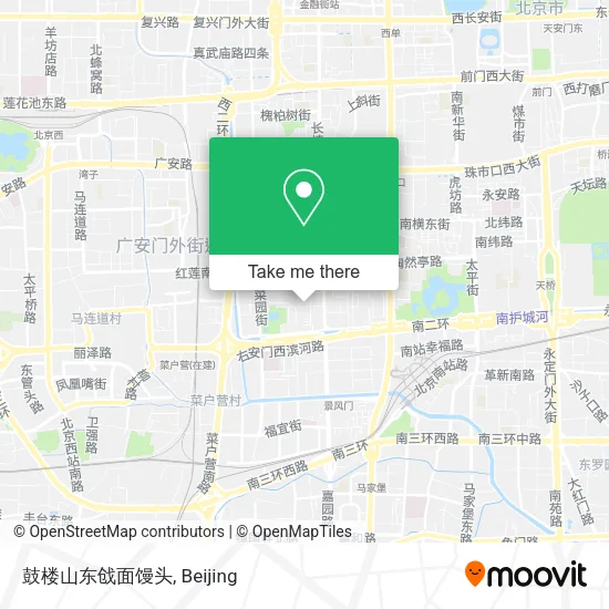 鼓楼山东戗面馒头 map