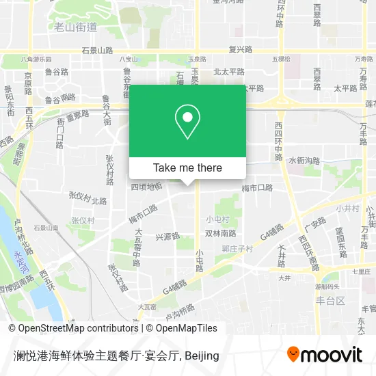 澜悦港海鲜体验主题餐厅·宴会厅 map