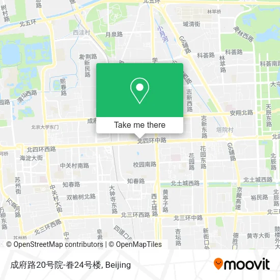 成府路20号院-眷24号楼 map
