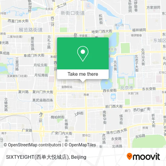 SIXTYEIGHT(西单大悦城店) map