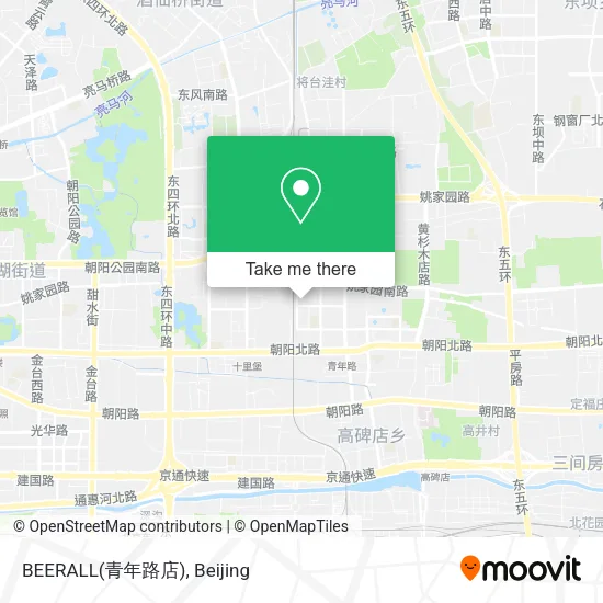 BEERALL(青年路店) map