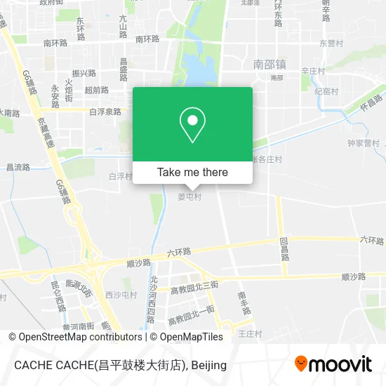 CACHE CACHE(昌平鼓楼大街店) map