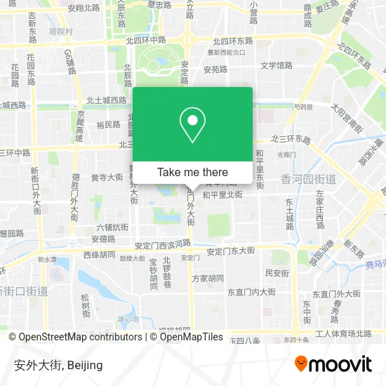安外大街 map